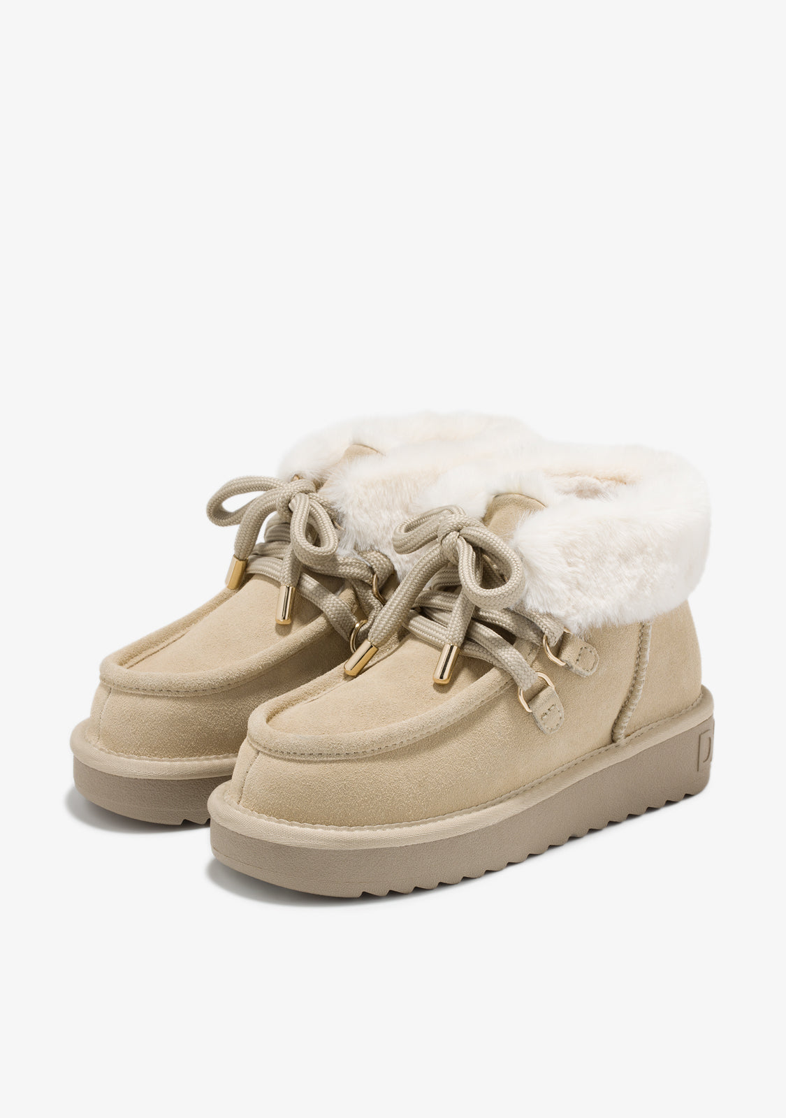 D FRANKLIN ZAPATOS / BOOTS / NORDIC Nordic Mid Fur Cream