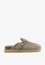 Vibe Clog Fleece Taupe