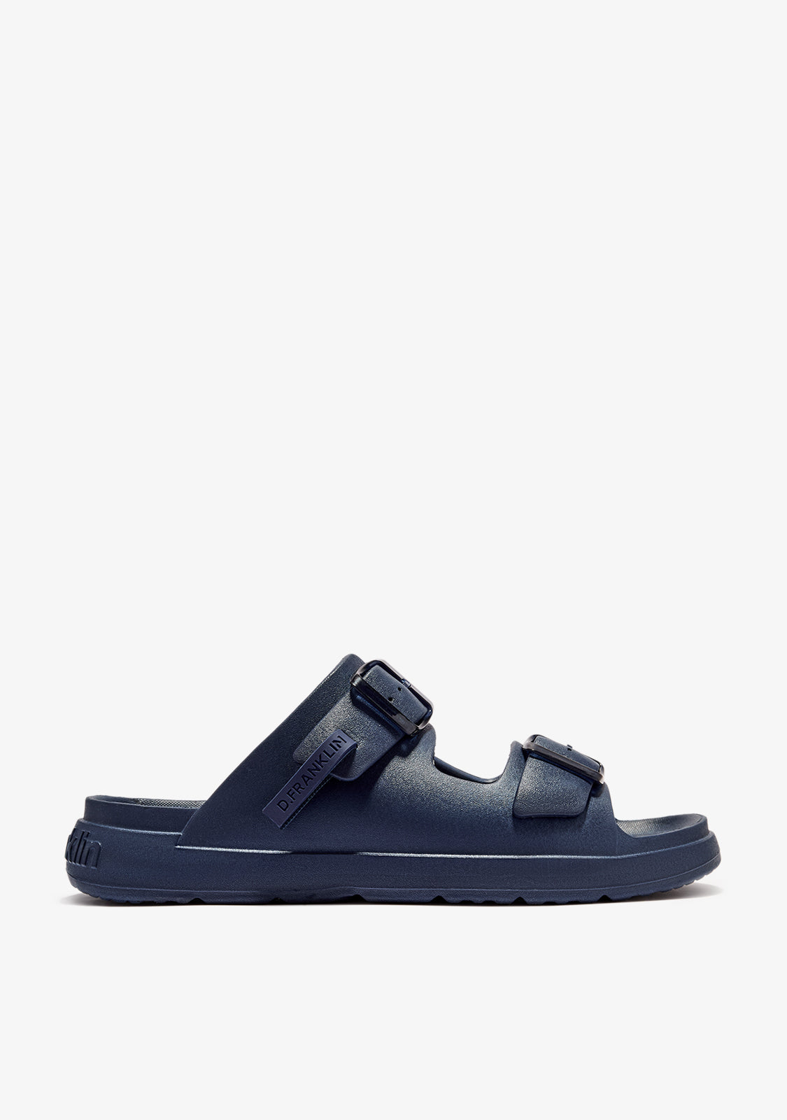 Vibe Foam 2 Buckles Cristal Navy Sandals | D.Franklin