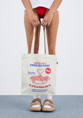 Pasta Lover Tote Bag Natural - Limited Edition