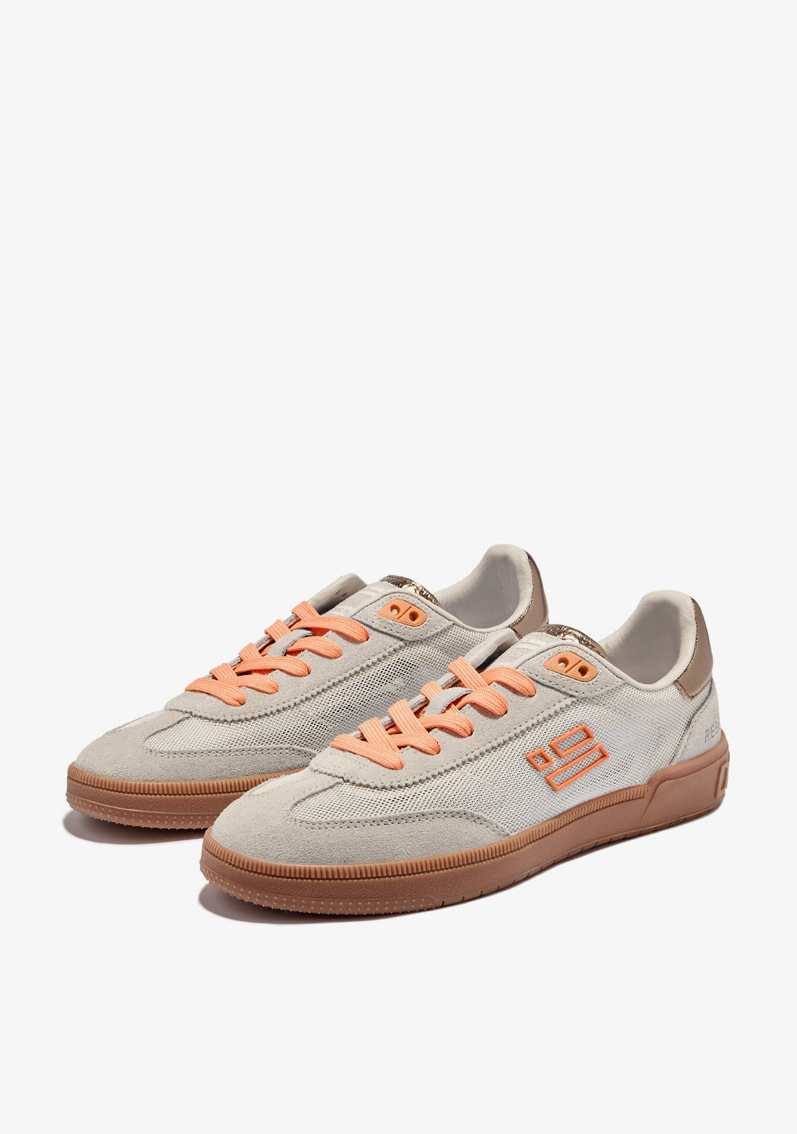 Rebel Mesh Off White / Orange