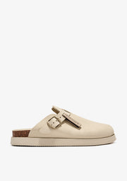 Vibe Clog Buckle Beige