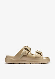 Vibe Foam 2 Buckles Met Light Gold
