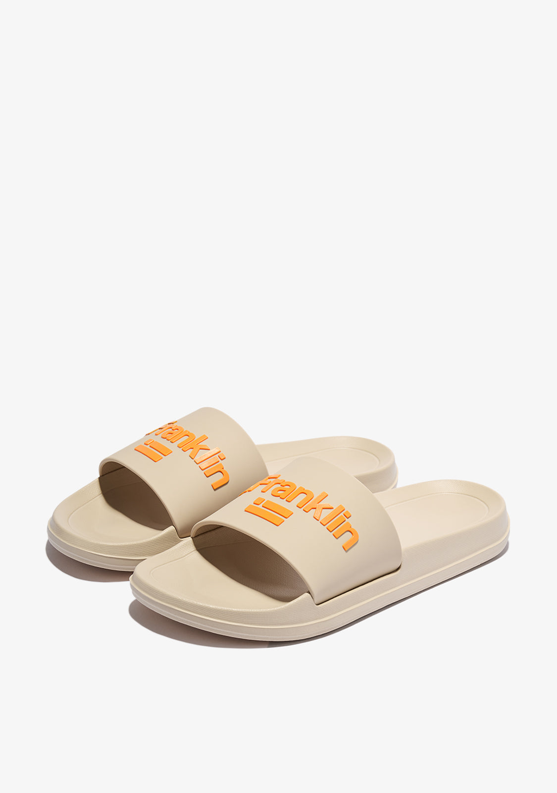 Marea Slides Beige / Orange