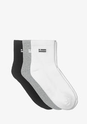 Flag Ankle Socks 3 Pack Basic