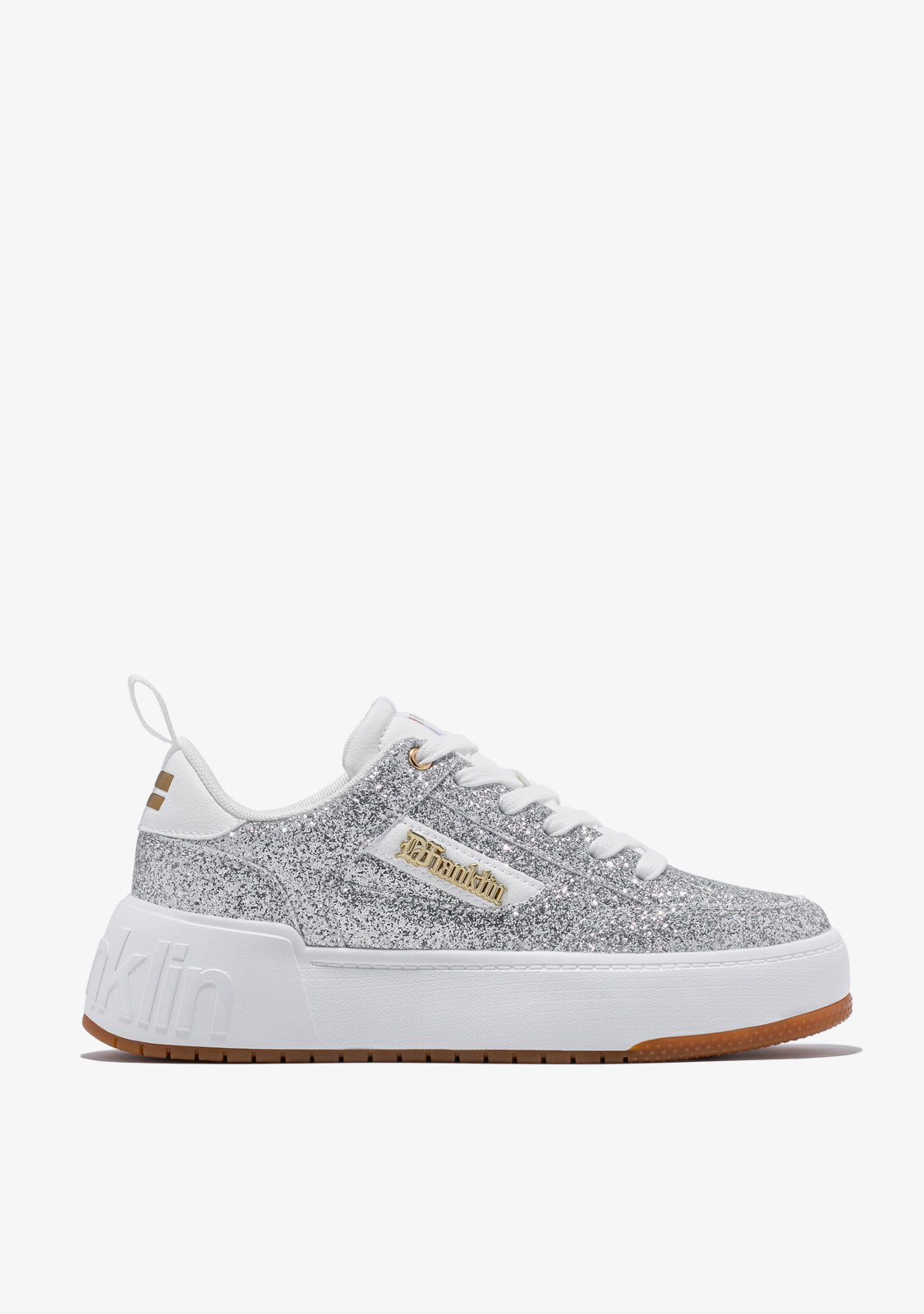 Low Court Glitter Silver