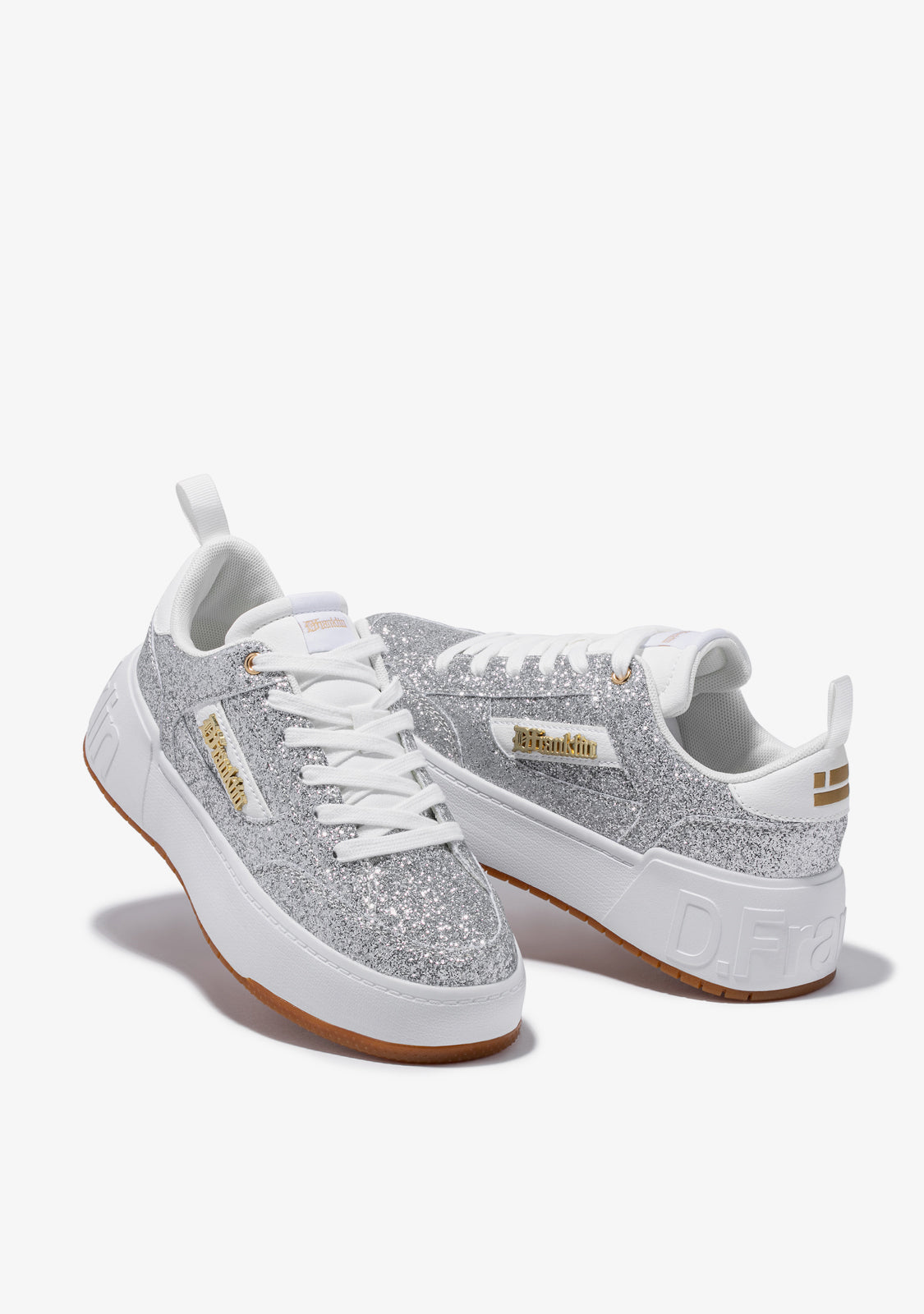 Low Court Glitter Silver