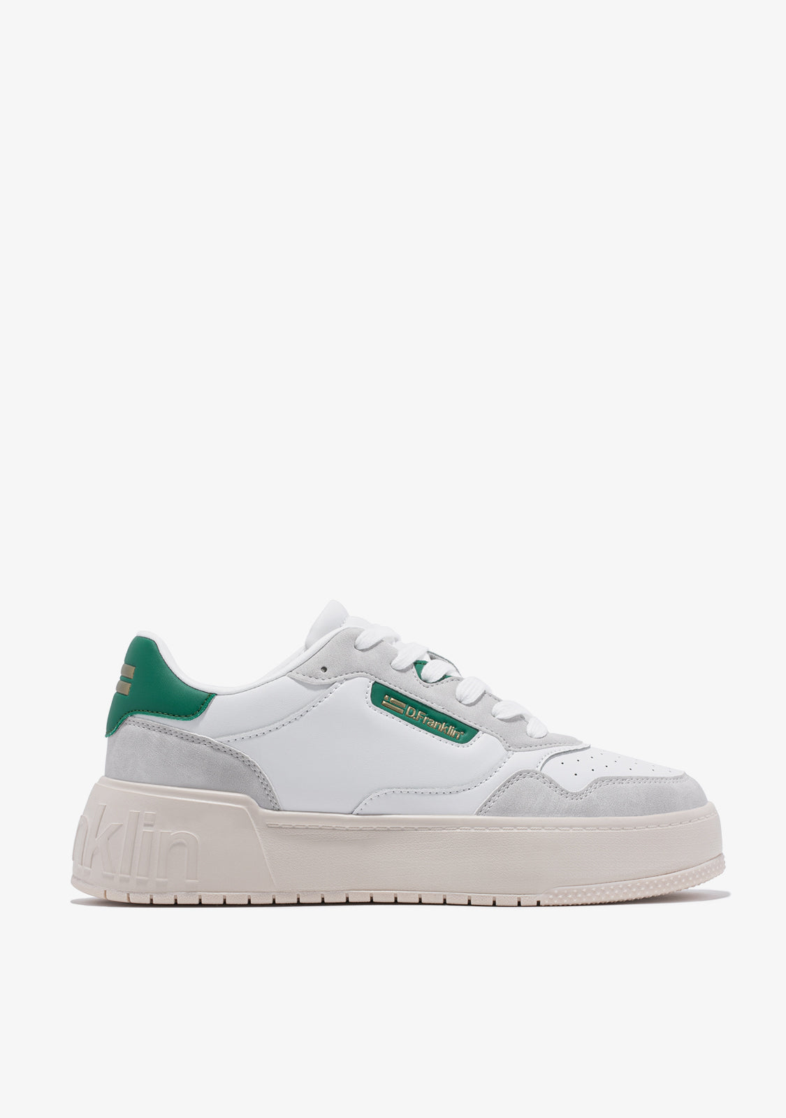Low Court Basic White / Green
